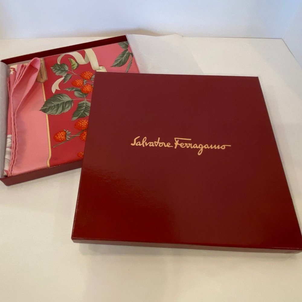 Salvatore Ferragamo silk scarf